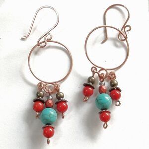 earrings  607# bohemian earrings dream catcher earrings south western earrings